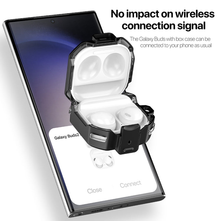 For Samsung Galaxy Buds 2/2 Pro / Buds FE DUX DUCIS SECE Series TPU + PC Wireless Earphones Protective Case(White) - Samsung Earphone Case by DUX DUCIS | Online Shopping UK | buy2fix
