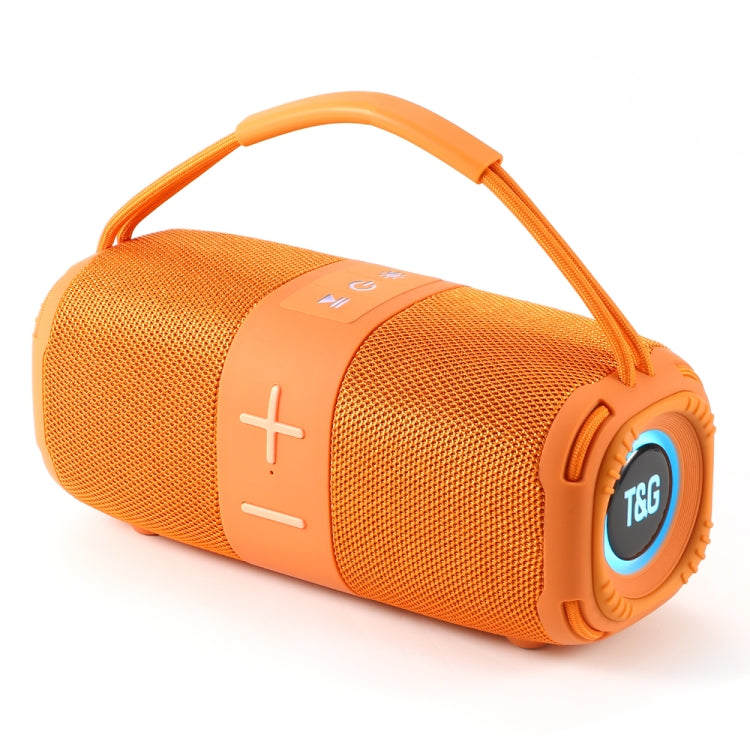 T&G TG-668 Wireless Bluetooth Speaker Portable TWS Subwoofer with Handle(Orange) - Desktop Speaker by T&G | Online Shopping UK | buy2fix