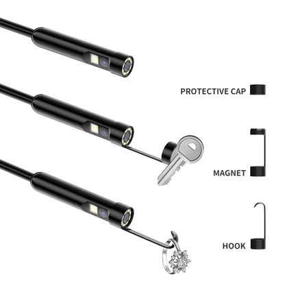 AN112 8mm Double Lenses HD Industry Endoscope Support Mobile Phone Direct Connection, Length:1m Soft Tube -  by buy2fix | Online Shopping UK | buy2fix