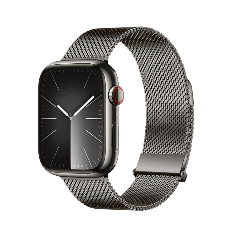 For Apple Watch Series 6 40mm DUX DUCIS Milanese Pro Series Stainless Steel Watch Band(Graphite) - Watch Bands by DUX DUCIS | Online Shopping UK | buy2fix