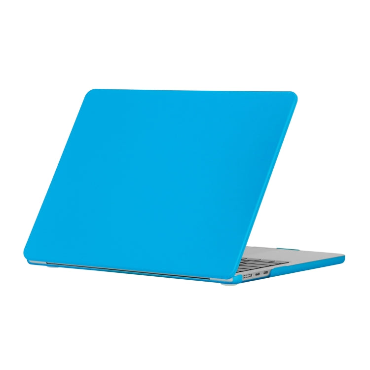 For MacBook Air 15.3 2024 A2941 (M2)/A3114 (M3) Laptop Matte Style Protective Case(Water Blue) - MacBook Air Cases by buy2fix | Online Shopping UK | buy2fix