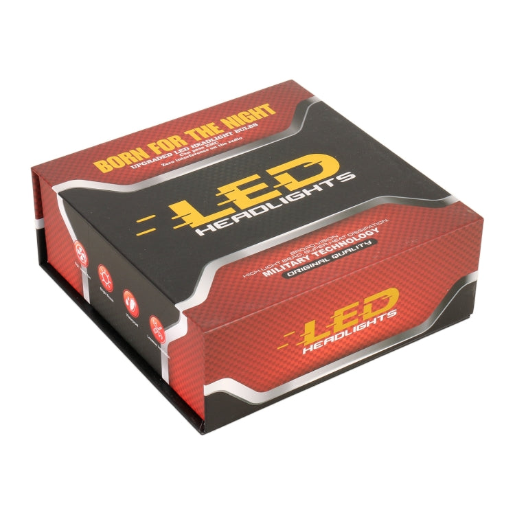 H11 Pair 55W 6000lm 6000K Car LED Mini Lens Headlight Bulb - LED Headlamps by buy2fix | Online Shopping UK | buy2fix