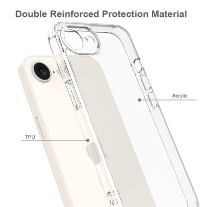 For iPhone SE 2024 Scratchproof Acrylic TPU Phone Case(Transparent) - More iPhone Cases by buy2fix | Online Shopping UK | buy2fix