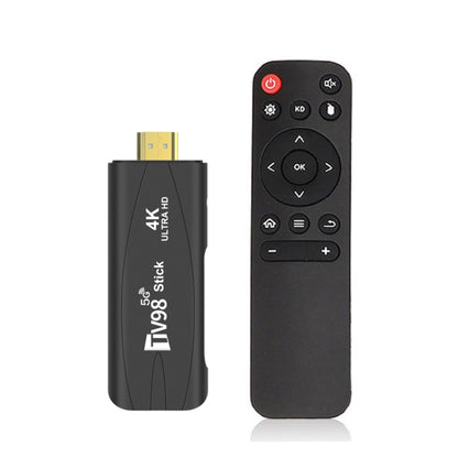 TV98 Rockchip 3228A Quad Core 4K HD Bluetooth Android TV Stick, RAM:4GB+32GB(EU Plug) - Android TV Sticks by buy2fix | Online Shopping UK | buy2fix