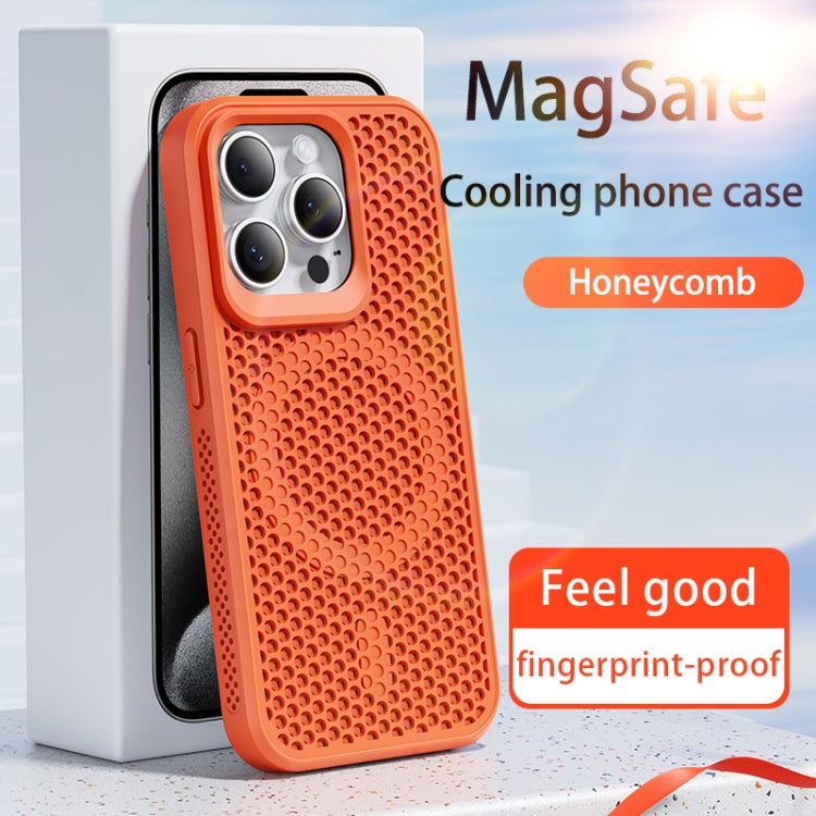 For iPhone 16 Plus MagSafe Magnetic Heat Dissipation Phone Case(Dark Blue) - iPhone 16 Plus Cases by buy2fix | Online Shopping UK | buy2fix