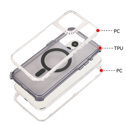 For iPhone 14 Pro Max Dreamland MagSafe Magnetic 3 in 1 TPU + PC Phone Case(Transparent) - iPhone 14 Pro Max Cases by buy2fix | Online Shopping UK | buy2fix