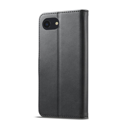 LC.IMEEKE Calf Texture Horizontal Flip Leather Case For iPhone SE 2024(Black) - More iPhone Cases by LC.IMEEKE | Online Shopping UK | buy2fix