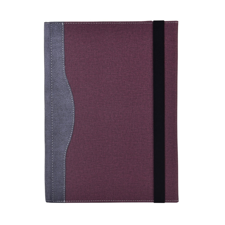 For Lenovo ThinkPad X1 Yoga Gen 7 14 inch Cloth Texture Laptop Leather Protective Case(Wine Red) - Other by buy2fix | Online Shopping UK | buy2fix