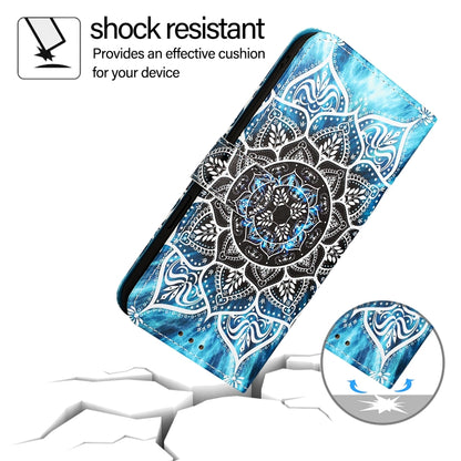 For OnePlus 12 5G Global Colored Drawing Pattern Plain Weave Leather Phone Case(Undersea Mandala) - OnePlus Cases by buy2fix | Online Shopping UK | buy2fix