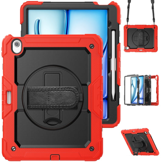 For iPad Air 13 2024 / Air 13 2025 Silicone Hybrid PC Tablet Protective Case(Red+Black) - iPad Air 13 2025 / 2024 Cases by buy2fix | Online Shopping UK | buy2fix