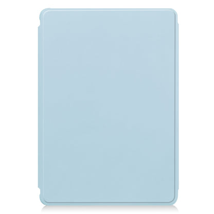 For iPad Air 11 2024 Transparent Rotation Smart Leather Tablet Case with Keyboard(Sky Blue) - iPad Air 11 2024 Cases by buy2fix | Online Shopping UK | buy2fix