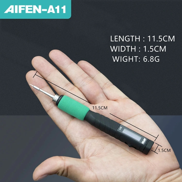 Aifen A11 Portable USB Charging Soldering Station with C210 Handle, US Plug - Soldering Iron Set by buy2fix | Online Shopping UK | buy2fix