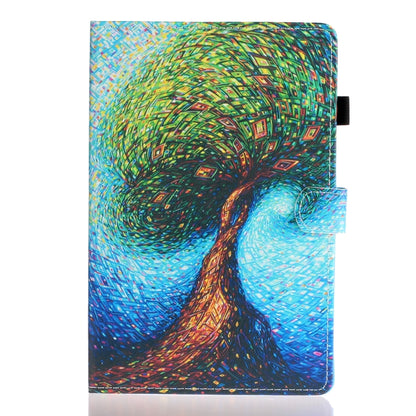 For iPad Pro 11 2024 Coloured Drawing Stitching Smart Leather Tablet Case(Abstract Tree) - iPad Pro 11 2024 Cases by buy2fix | Online Shopping UK | buy2fix