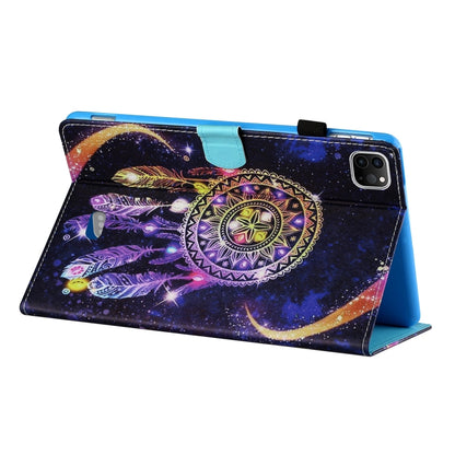 For iPad Pro 11 2024 Coloured Drawing Stitching Smart Leather Tablet Case(Dream Catcher) - iPad Pro 11 2024 Cases by buy2fix | Online Shopping UK | buy2fix