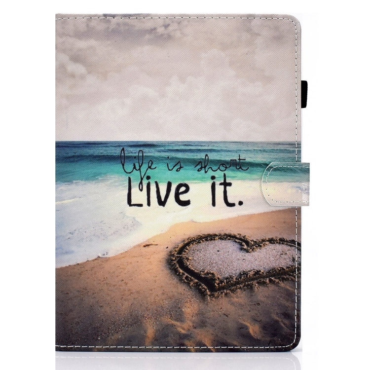 For iPad Pro 11 2024 Painted Stitching Smart Leather Tablet Case(Love) - iPad Pro 11 2024 Cases by buy2fix | Online Shopping UK | buy2fix