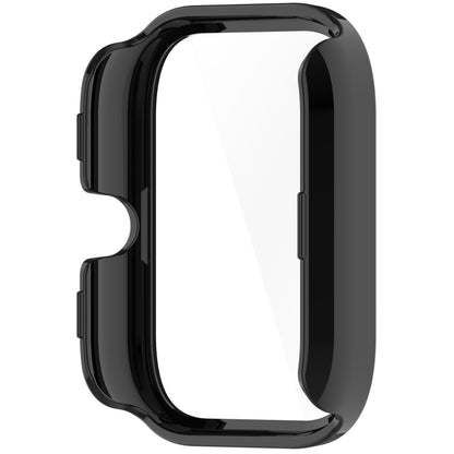 For Xiaomi HayLou GST/GST Lite/RS4 Plus PC + Tempered Film Integrated Watch Protective Case(Black) - Watch Cases by buy2fix | Online Shopping UK | buy2fix