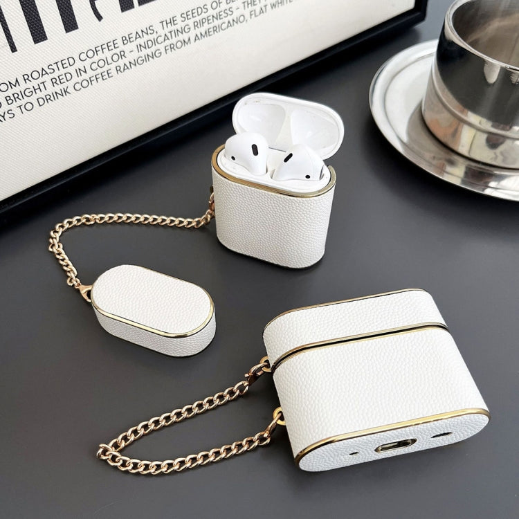 For AirPods Pro Cylindrical Ball Texture Bluetooth Earphone Protective Case(White) - For AirPods Pro by buy2fix | Online Shopping UK | buy2fix