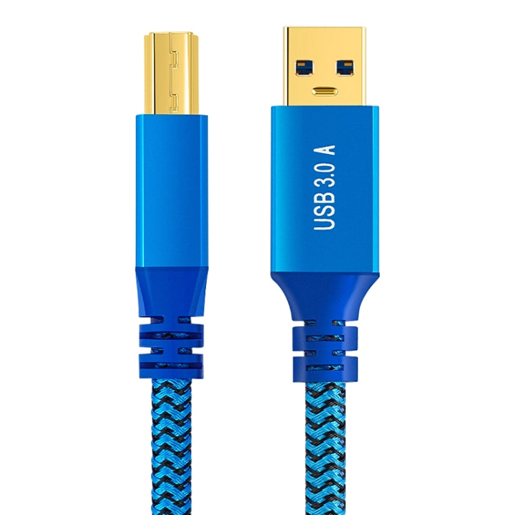 Printer / Hard Disk USB 3.0 A Male to B Male Connector Cable, Length:2m(Blue) - USB 3.0 by buy2fix | Online Shopping UK | buy2fix