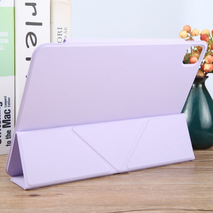 For iPad Air 13 2024 Y-Shape Double-sided Clip Magnetic Smart Tablet Case(Purple) - iPad Air 13 2024 Cases by buy2fix | Online Shopping UK | buy2fix