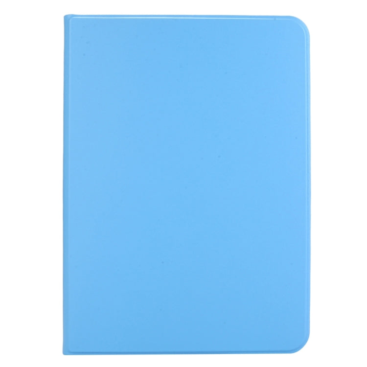 For iPad Pro 13 2024 Stretch Voltage Plain Leather Smart Tablet Case(Light Blue) - iPad Pro 13 2024 Cases by buy2fix | Online Shopping UK | buy2fix