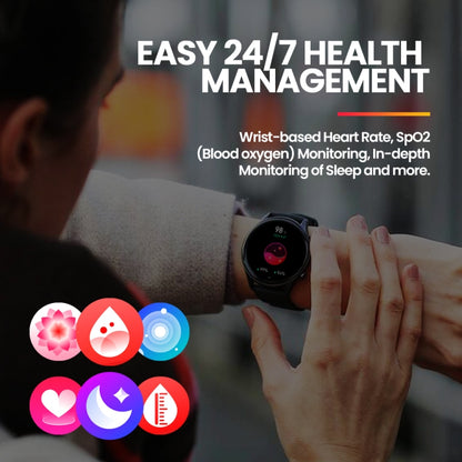 Zeblaze Btalk 3 Plus 1.39 inch Screen Fitness & Wellness Smart Watch Supports Voice Calling(Gold) - Smart Watches by Zeblaze | Online Shopping UK | buy2fix