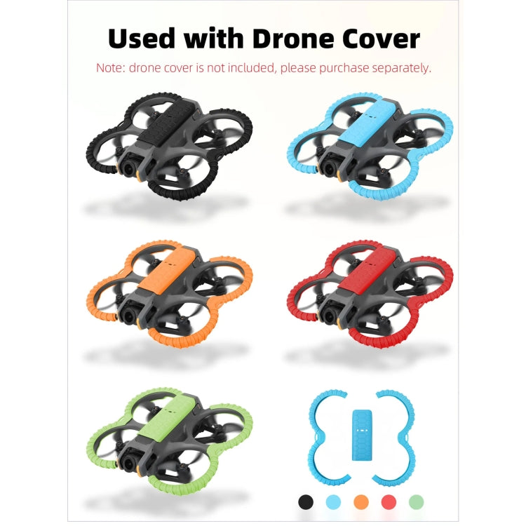 For DJI Avata 2 Sunnylife Drone Anti-Collision Protective Cover Combo Case Kit(Orange) -  by Sunnylife | Online Shopping UK | buy2fix