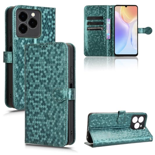 For Ulefone Note 20 Pro Honeycomb Dot Texture Leather Phone Case(Green) - Ulefone Cases by buy2fix | Online Shopping UK | buy2fix