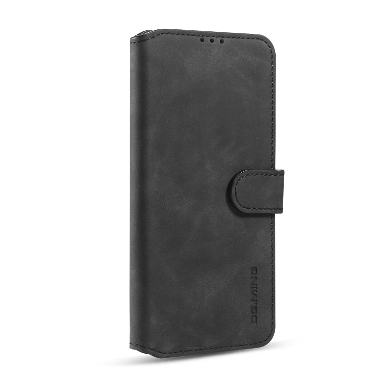 For Samsung Galaxy Note20 DG.MING Retro Oil Side Horizontal Flip Case with Holder & Card Slots & Wallet(Black) - Galaxy Note20 Cases by DG.MING | Online Shopping UK | buy2fix