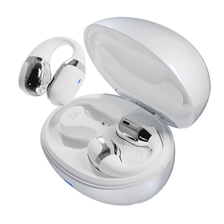 Hileo F16 TWS Touch Control IPX5 Waterproof Sports Earclip Noise Cancelation Earphones(White) - TWS Earphone by Hileo | Online Shopping UK | buy2fix