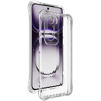 For OPPO Reno12 Pro Global IMAK Corrugated Texture Airbag TPU Phone Case(Transparent) - Reno12 Pro Cases by imak | Online Shopping UK | buy2fix