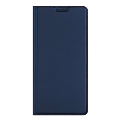 For Redmi 13 4G / Redmi Note 13R DUX DUCIS Skin Pro Series Flip Leather Phone Case(Blue) - Redmi 13 Cases by DUX DUCIS | Online Shopping UK | buy2fix