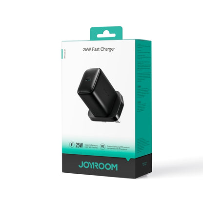 JOYROOM JR-TCF23 25W USB-C / Type-C Port Fast Charger, Plug:UK Plug(Black) - USB Charger by JOYROOM | Online Shopping UK | buy2fix