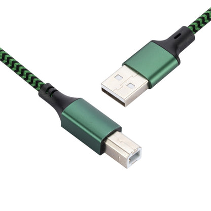 USB 2.0 to Square Port A/B Printer Adapter Cable, Length:2m(Green) - USB Cable by buy2fix | Online Shopping UK | buy2fix