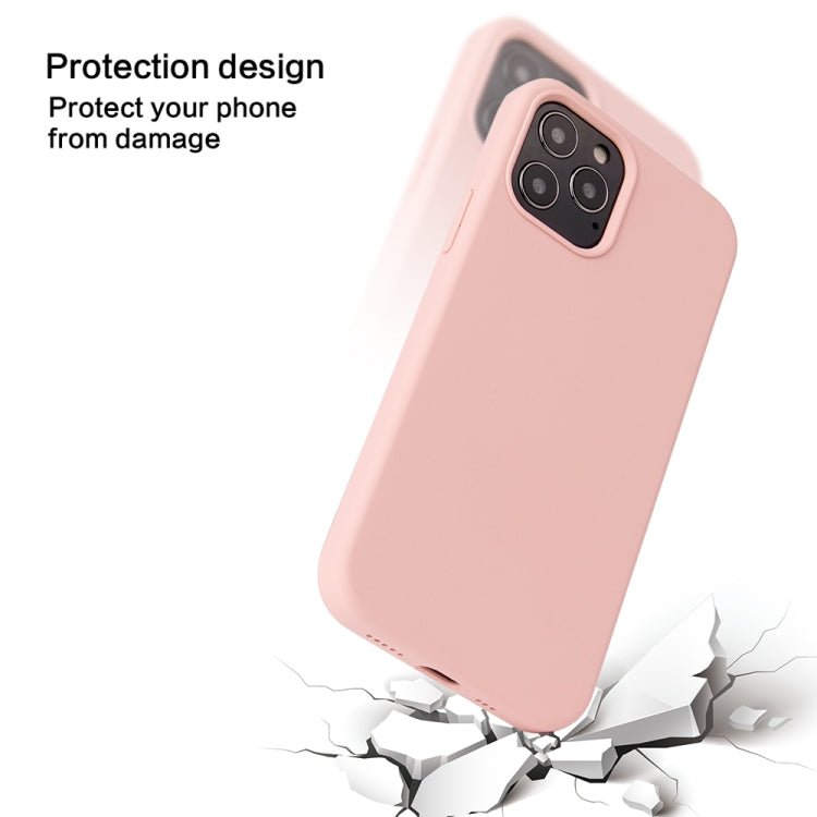 For iPhone 16 Pro Liquid Silicone Phone Case(Sand Pink) - iPhone 16 Pro Cases by buy2fix | Online Shopping UK | buy2fix