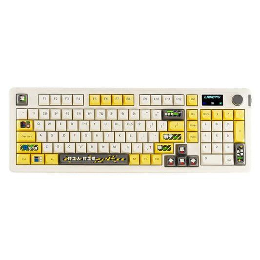 LANGTU L98 Wired RGB Gaming Keyboard(Yellow) - Wired Keyboard by LANGTU | Online Shopping UK | buy2fix