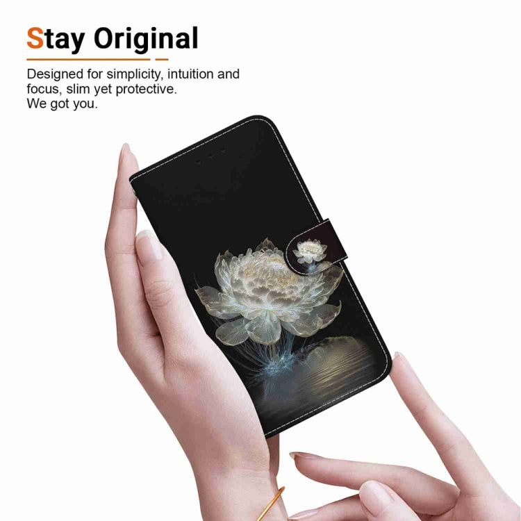 For Samsung Galaxy S25 Ultra 5G Crystal Texture Colored Drawing Leather Phone Case(Crystal Peony) - Galaxy S25 Ultra 5G Cases by buy2fix | Online Shopping UK | buy2fix