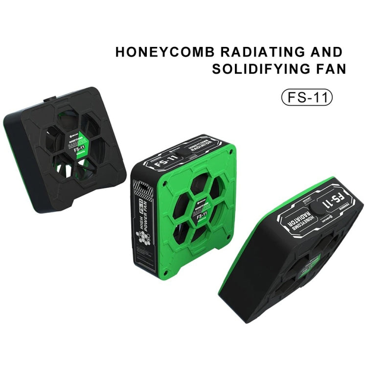 Mijing FS-11 Cooling + UV Curing + Smoke Extraction Honeycomb Radiating Fan(Black) - Others by MIJING | Online Shopping UK | buy2fix