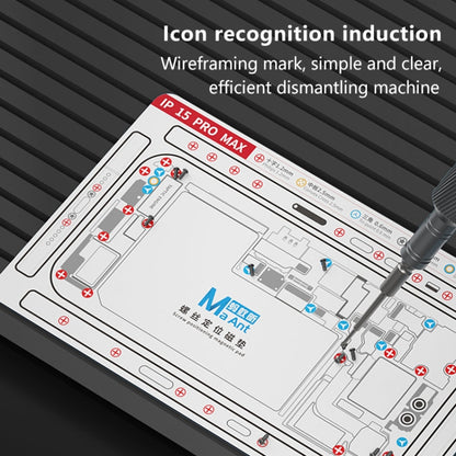 For iPhone 13 Pro MaAnt Double-sided Screw Positioning Flexible Soft Magnetic Pad - Magnetic Screws Mat by buy2fix | Online Shopping UK | buy2fix