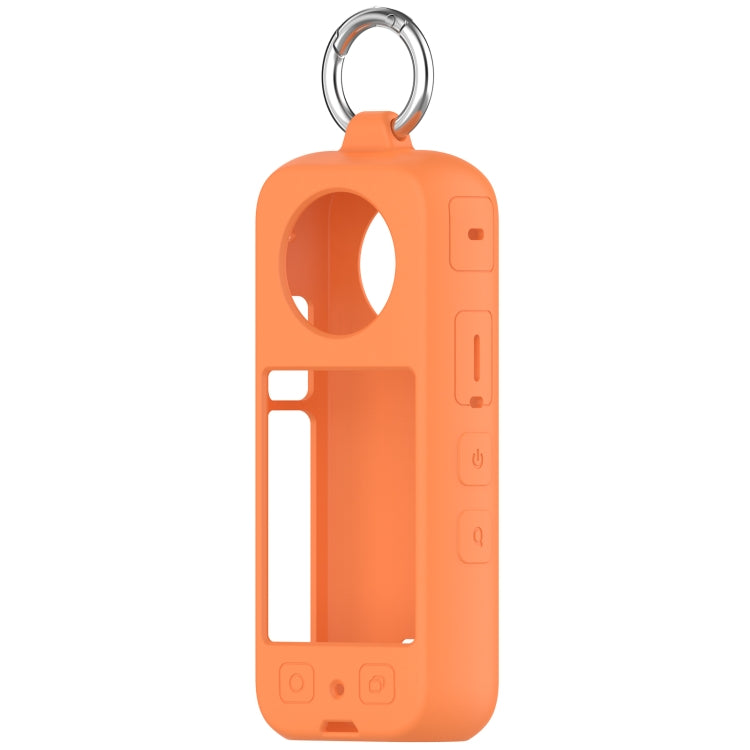 For Insta 360 X4 Portable Silicone Protective Case(Orange) - Case & Bags by buy2fix | Online Shopping UK | buy2fix