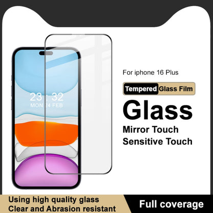 For iPhone 16 Plus imak 9H Surface Hardness Full Screen Tempered Glass Film Pro+ Series - iPhone 16 Plus Tempered Glass by imak | Online Shopping UK | buy2fix