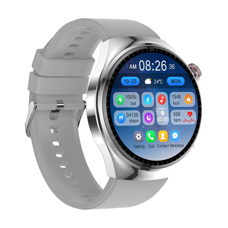 LEMFO LF38 1.6 inch IPS Screen Silicone Strap Smart Watch Supports Blood Oxygen Monitoring(Silver) - Smart Watches by LEMFO | Online Shopping UK | buy2fix