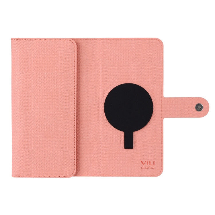 For Samsung Galaxy S24 5G ViLi GHB-C Series RFID MagSafe Magnetic Flip Leather Phone Case(Pink) - Galaxy S24 5G Cases by ViLi | Online Shopping UK | buy2fix