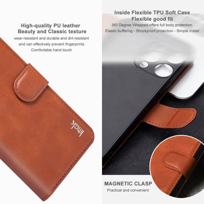 For iPhone 15 Pro Max IMAK Count Series Flip Leather Phone Case(Brown) - iPhone 15 Pro Max Cases by imak | Online Shopping UK | buy2fix