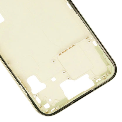 For iPhone 15 Middle Frame Bezel Plate with Side Keys + Card Tray, Version:US Version(Yellow) - LCD Related Parts by buy2fix | Online Shopping UK | buy2fix