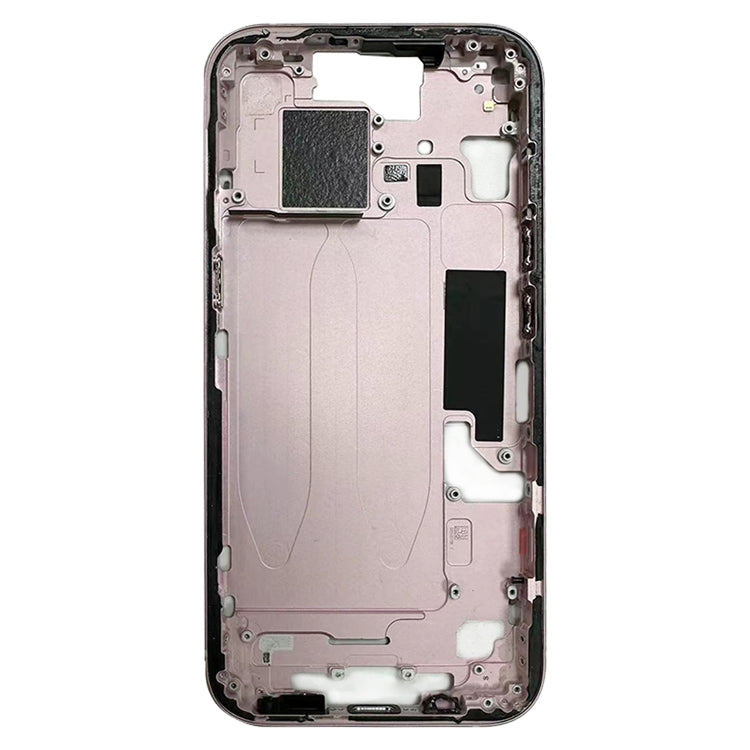 For iPhone 15 Middle Frame Bezel Plate with Side Keys + Card Tray, Version:China Version(Pink) - LCD Related Parts by buy2fix | Online Shopping UK | buy2fix