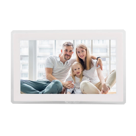 15.6 inch IPS Screen Digital Cloud Photo Frame Wall Mounted LED Advertising Machine, Plug Type:UK Plug(White) - 15 inch Above by buy2fix | Online Shopping UK | buy2fix