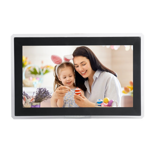 15.6 inch IPS Screen Digital Cloud Photo Frame Wall Mounted LED Advertising Machine, Plug Type:EU Plug(Black) - 15 inch Above by buy2fix | Online Shopping UK | buy2fix