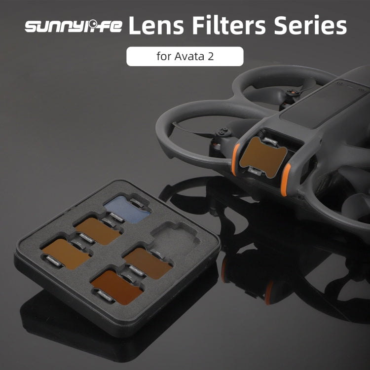 For DJI Avata 2 Sunnylife Camera Lens Filter, Filter:4 in 1 MCUV ND8/16/32 - Mavic Lens Filter by Sunnylife | Online Shopping UK | buy2fix