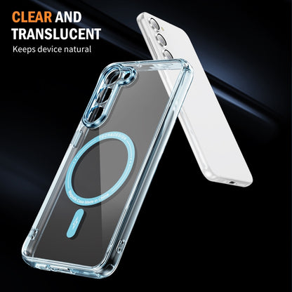 For Samsung Galaxy S23 5G Airbag Magsafe PC Hybrid TPU Phone Case(Clear Blue) - Galaxy S23 5G Cases by buy2fix | Online Shopping UK | buy2fix