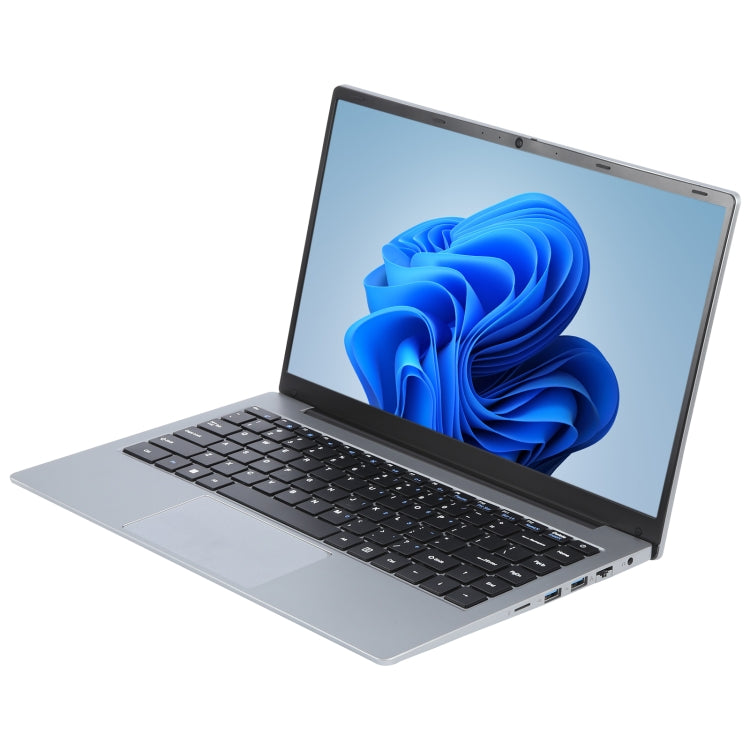 14 inch Windows 11 Laptop, 16GB+256GB, Gen 4th Intel Core i3 CPU, 180 Degree Rotation Axis(Silver) - Others by buy2fix | Online Shopping UK | buy2fix